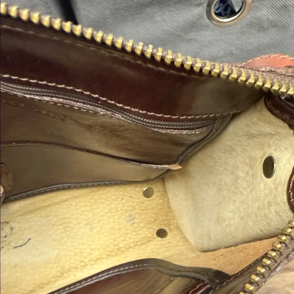 Vintage Brahmin Tucson Rich Brown Shoulder bag unlined